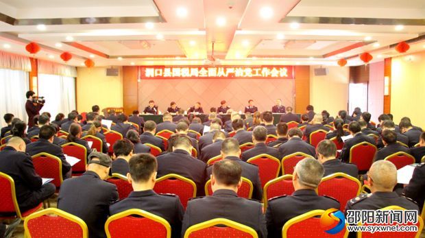 洞口縣國稅局召開全面從嚴(yán)治黨工作會議