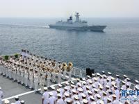  海軍舉行甲午戰(zhàn)爭(zhēng)120周年海上祭奠儀式