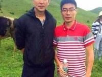 演員保劍鋒和張一山在南山錄制《我是傳奇》