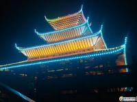 綠洲綏寧夜景綻光彩