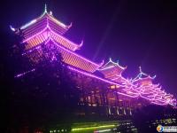 綠洲綏寧夜景綻光彩