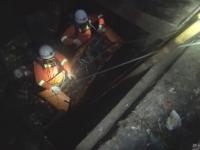 環(huán)衛(wèi)工人被困地下垃圾庫 致1死1中毒