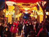 濟(jì)南：春節(jié)游覽趵突泉花燈會(huì)人數(shù)超35萬
