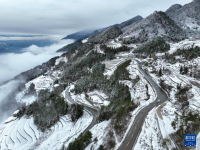 美麗中國丨重慶巫溪：雪漫群山

