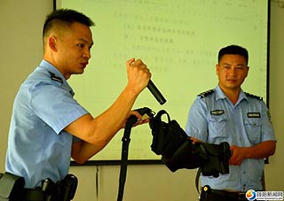 新宁县公安局集中开展武器机械专项训练