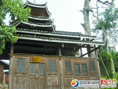 大园村的鼓楼(资料照片)