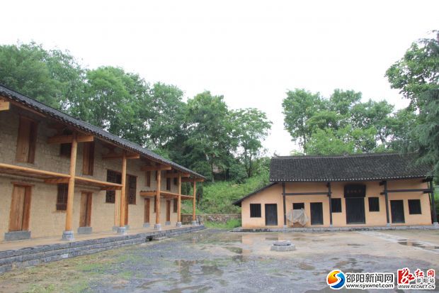 蔡锷故居主屋和偏房修复已完成。