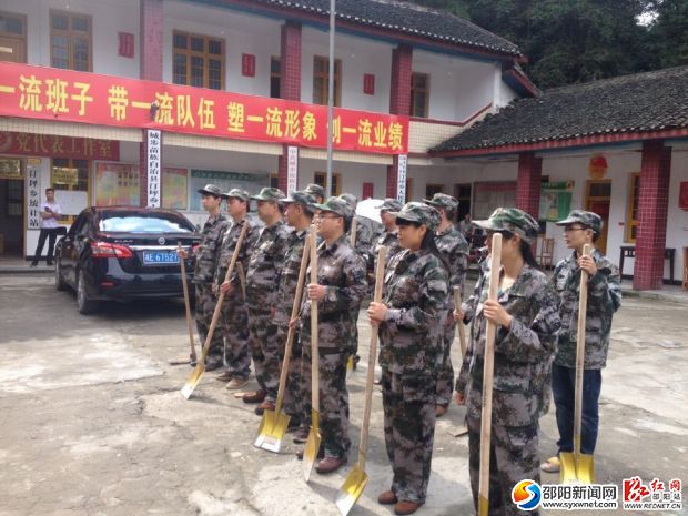 图为防汛应急演练现场
