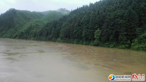 古楼河洪水暴涨