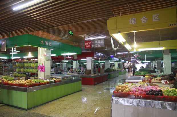 提质改造后的南门口农贸市场