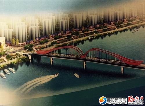 赧水人行景观桥规划设计效果图