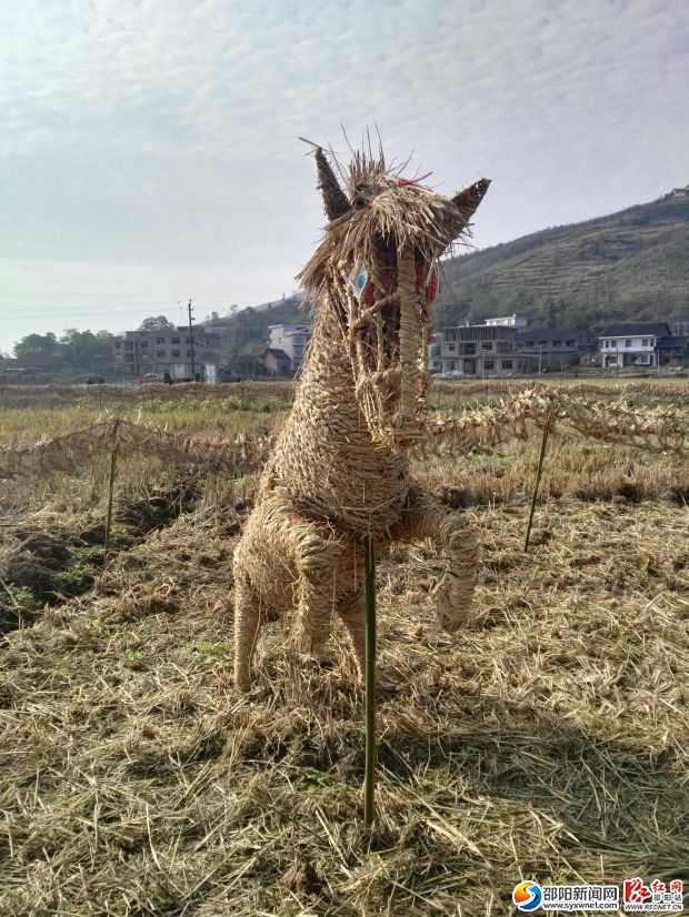 稻草动物造型