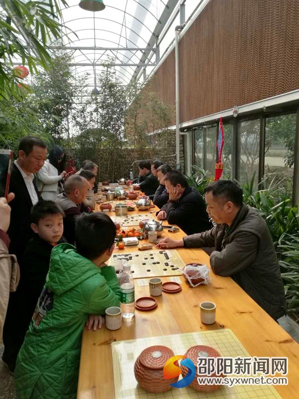 图为围棋联谊赛现场