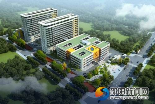 县妇幼保健院新院建设项目规划效果图