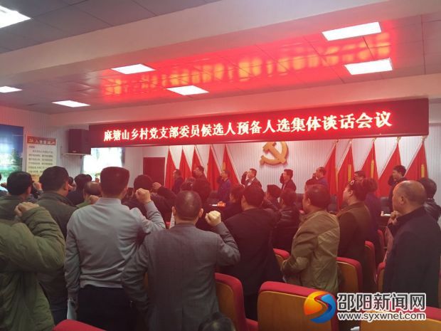 组织重温入党誓词