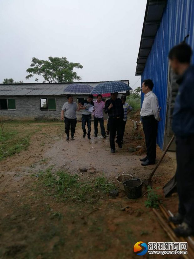 5月19日,市委督查组深入茅坪茂源猪场督查城步养殖业等突出环境问题整改工作情况。