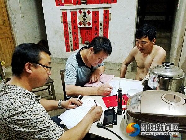 图为走访宣讲现场