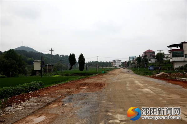 3S346隆武公路隆回段扩改段,路基已经基本完工