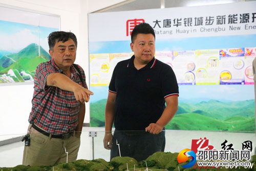 县委常委、副县长方凯在大唐华银公司调研