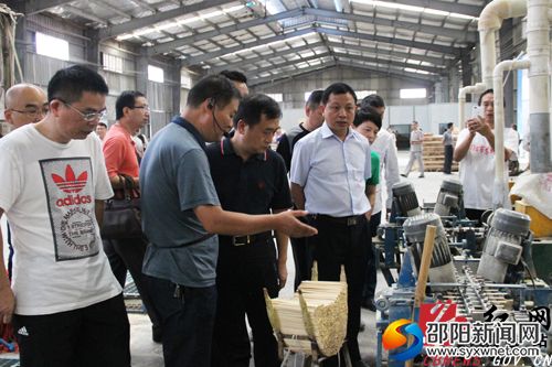 市政协委员视察邵阳天元木业有限公司　