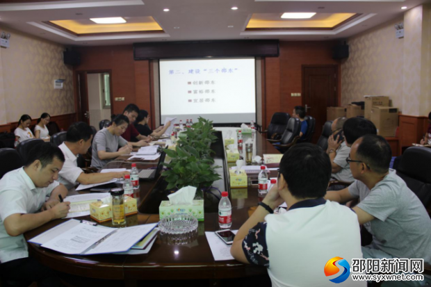 图为主题党日讨论现场