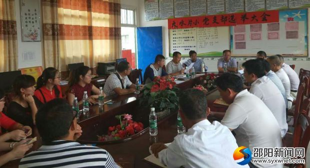 大水片小党支部选举大会