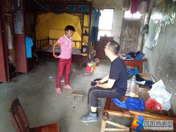看望残疾对象