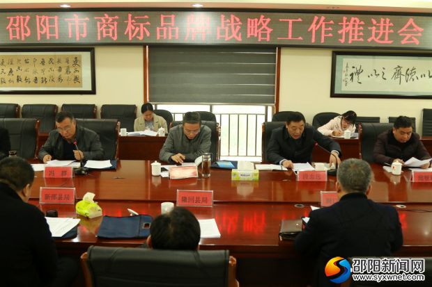邵阳市商标品牌战略工作推进会现场