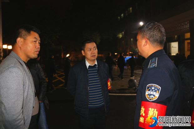 贺铁民在两市塘街道办事处督查