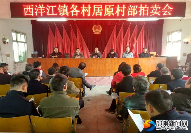 隆回县西洋江镇3个原村部成功拍卖01