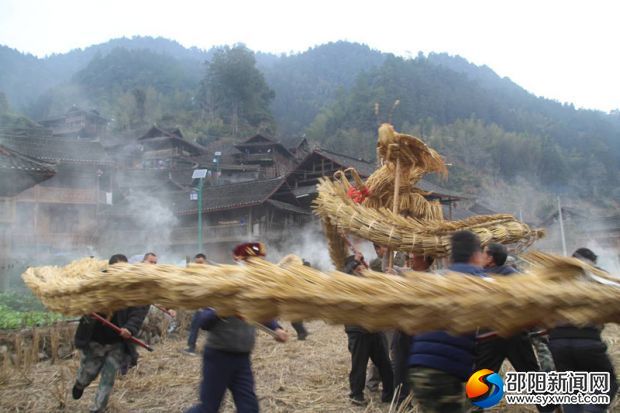 草龙舞动