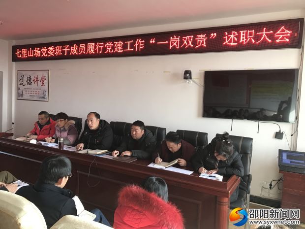 党委班子成员述职