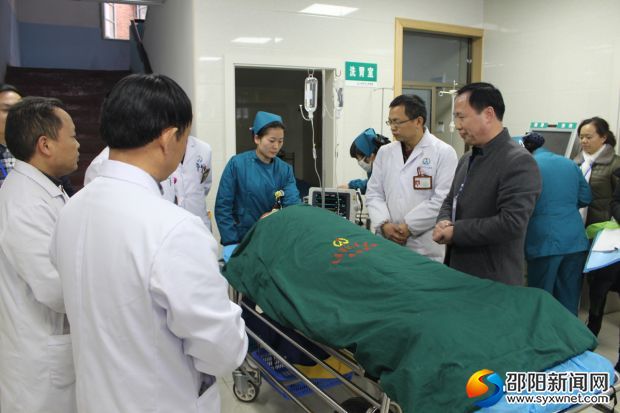 武冈市120”急救中心在春节期间接诊患者