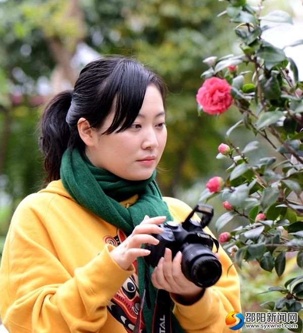 追光逐影赏茶花