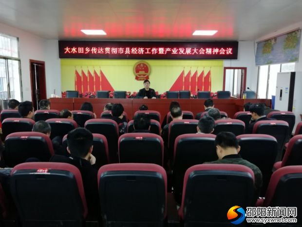 传达市县经济工作暨产业发展大会精神