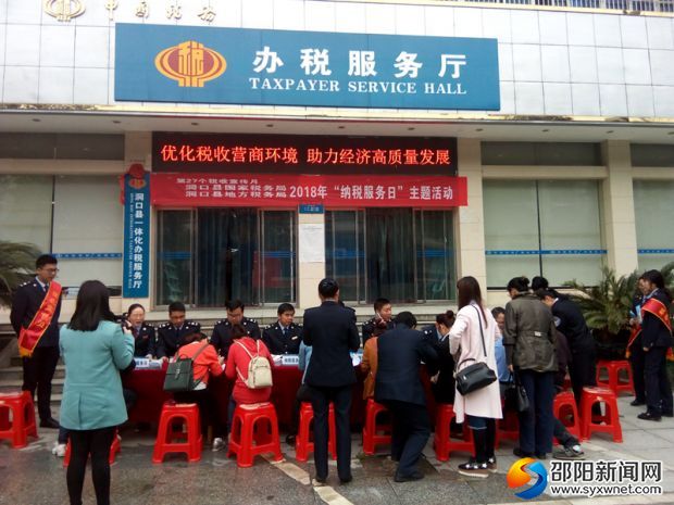洞口国地税启动“纳税服务日”主题活动