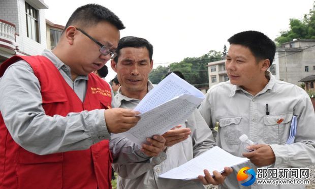 党员们分组走访