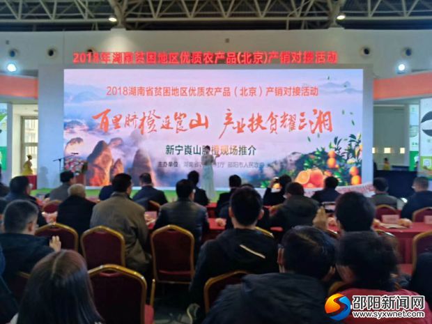 崀山脐橙推介会现场