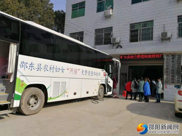 适龄妇女们排队等候&ldquo;两癌&rdquo;筛查