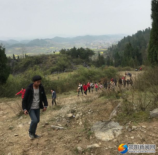 登山途中