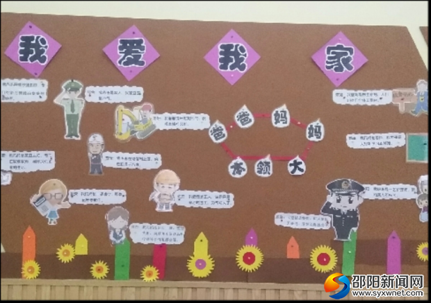 爱爸爸爱妈妈爱护我的家,快快乐乐的长大。