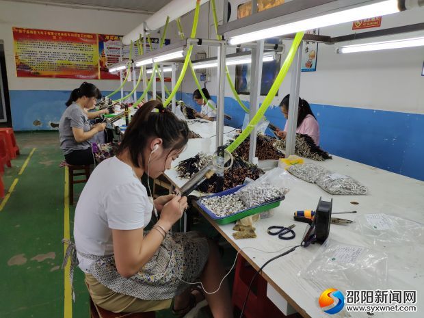 新宁县海亚飞电子有限公司生产车间