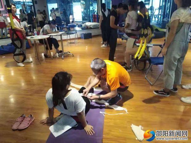 图为结业实操考试