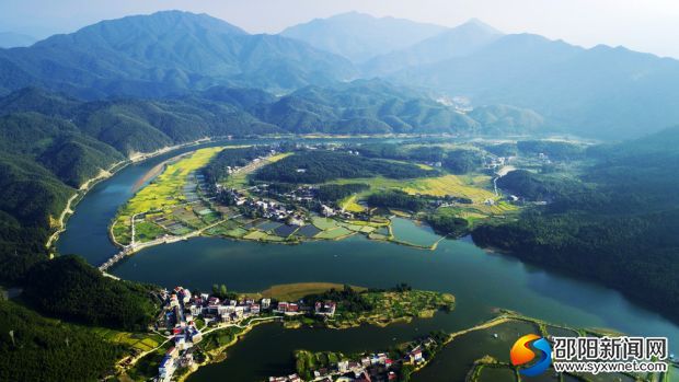 绥宁花园阁秋景  20190906