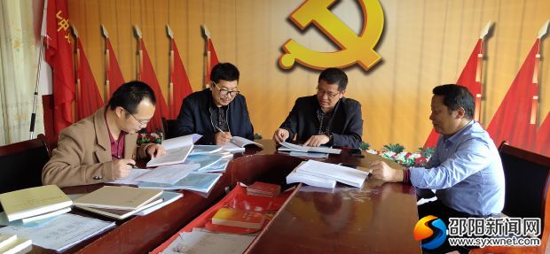 督导组查阅支部资料