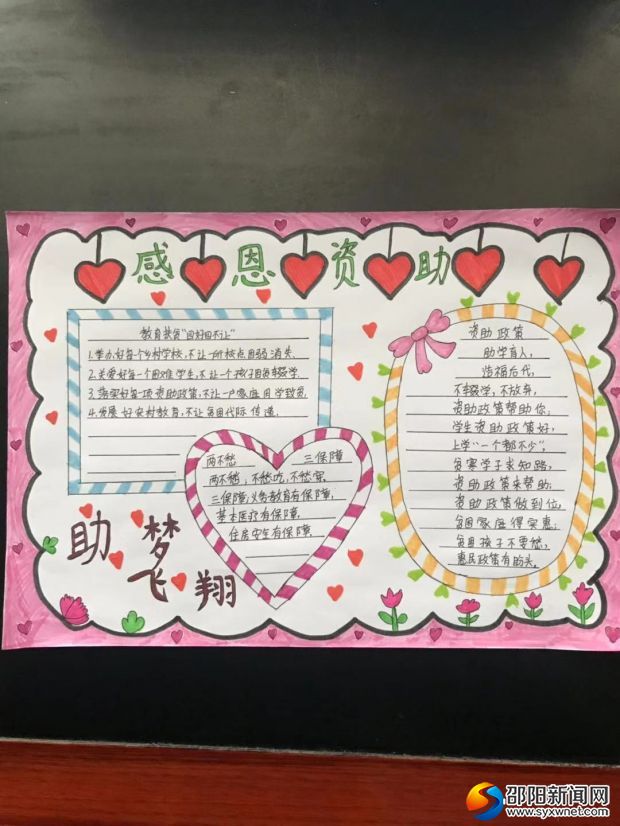 获奖手抄报