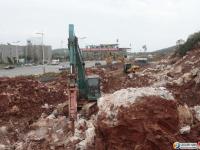 南互通敞口工程：绿化 路基施工同步推进