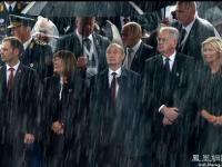 塞尔维亚纪念解放70周年，普金雨中观摩大阅兵