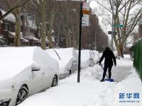 暴风雪过后的纽约