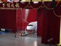 我国自主研制喷气式干线客机C919下线